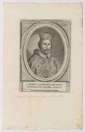 Bildnis des Lorenzo Cardinale Imperiale