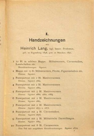 Verzeichnisse von Sammlungen von Kupferstichen, Radirungen, Holzschnitten, Aquarellen, Oelgemälden etc. etc. die in München ... : Leipzig und Wien versteigert wurden, 254