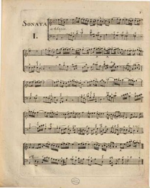 Premier livre de sonates à violon seul avec la basse continue