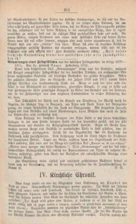 213-230[222] Kirchliche Chronik