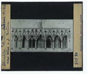 Straßburg, Münster : Lettner, Stich
