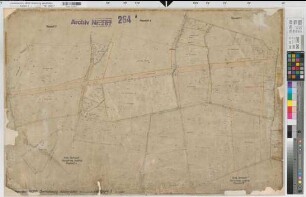 Niederaden (Lünen), Lanstrop (Dortmund), Umlegung Niederaden, Urkarte II Niederaden Planblatt 3