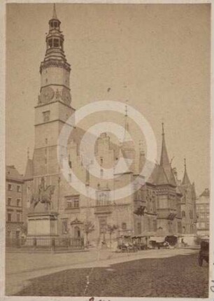 Rathaus Breslau von SW