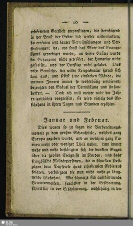 Januar und Februar