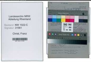 Entnazifizierung Franz Christ , geb. 08.04.1903 (Arbeiter)