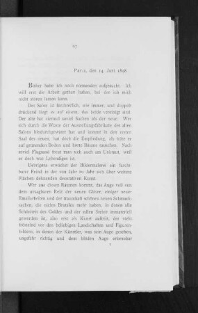 Paris, den 14. Juni 1898