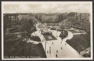 Ansichtskarte Belle-Alliance Platz, Friedrichstraße, Lindenstraße