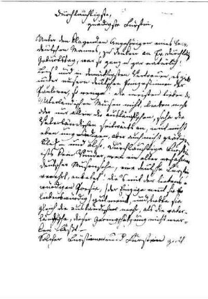 8: Brief von Johann Wilhelm Ludwig Gleim an Pauline Prinzessin Anhalt-Bernburg