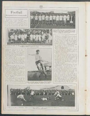 Football : Inauguración de la temporada