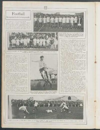 Football : Inauguración de la temporada