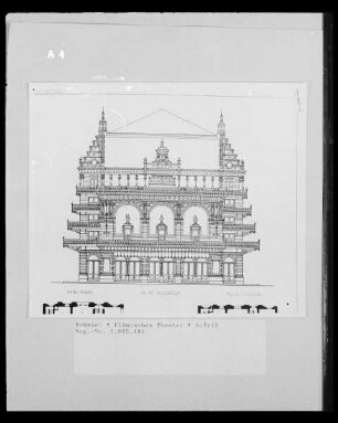 Brüssel, Flämisches Theater, Aufriss