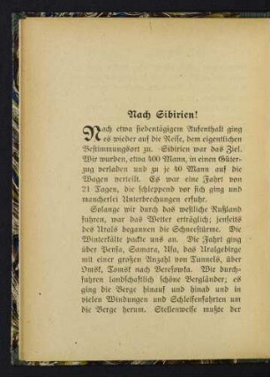 20 Nach Sibirien
