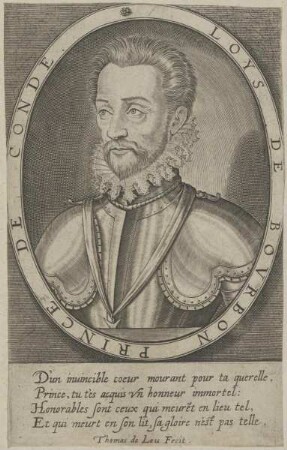 Bildnis von Loys de Bovrbon, Prince de Conde
