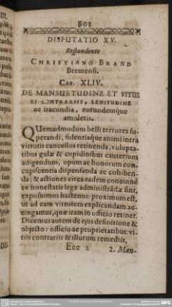 Disputatio XV. Respondente Christiano Brand Bremensi [Caput XLIV.-XLVII.]