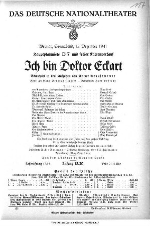 Ich bin Doktor Eckart