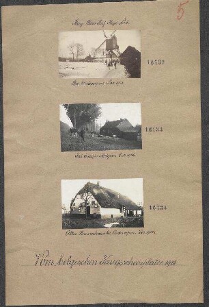 In Belgien 1914: Altes Bauernhaus bei Antwerpen