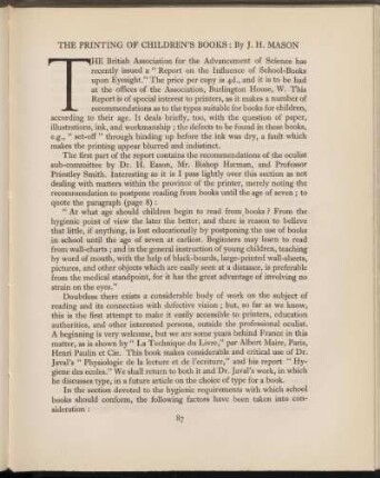 The printing of children`s books