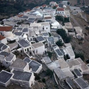 Skyros, Die Flachdächer der Chora