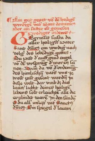 Gebet zum hl. Dominikus