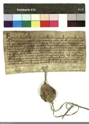 Indulgenzbrief Friedrichs [von Bolanden], Bischof von Speyer, für das Stift Johannesberg