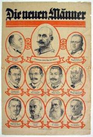 Illustrierter Sonderdruck zur Bildung der Regierung unter Prinz von Baden