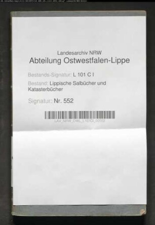 Meßbuch der Bauerschaft Wöbbel von 1817