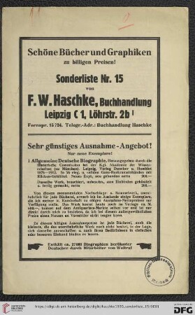 Schöne Bücher und Graphiken zu billigen Preisen!