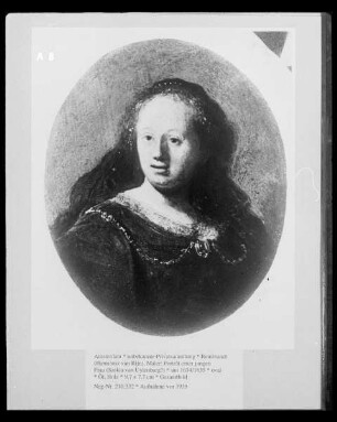 Porträt einer jungen Frau (Saskia van Uylenburg?)