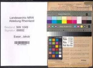 Entnazifizierung Jakob Esser , geb. 10.12.1891 (Landwirt)