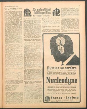 La actualidad bibliográfica