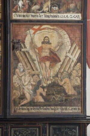 Reliquienaltar — Rechter Altarflügel — Auferstehung