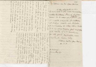 Karoline Luise von Baden an Unbekannt (Karlsruhe)