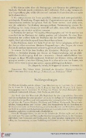 12: [Rezension von: Leggewie, Die Welt der Griechen und der Römer]