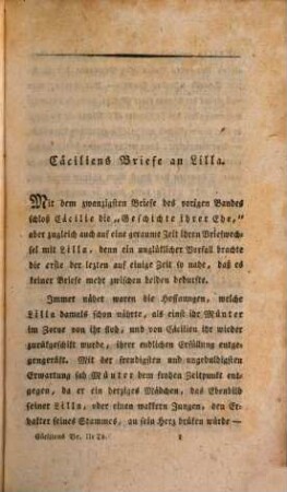 Cäciliens Briefe an Lilla : ein Handbuch für Bräute, Gattinnen und Mütter oder solche, die es werden wollen, 2