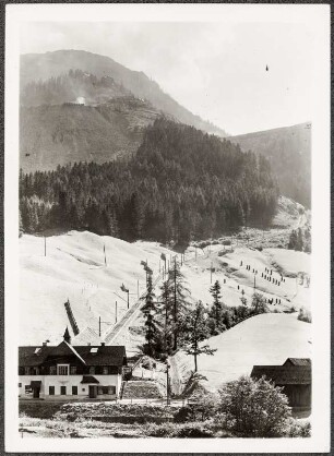 Österreich, Steiermark. Station der Erzbergbahn
