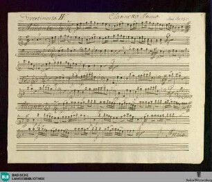 Divertimentos - Don Mus.Ms. 435 : winds; B|b; ReiF 5.94