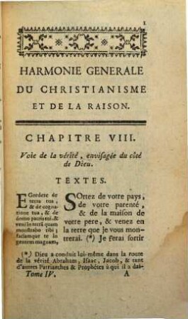 Accord Du Christianisme Et De La Raison, 4