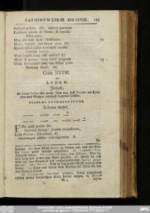 Ode XXVIII. ad Lyden.