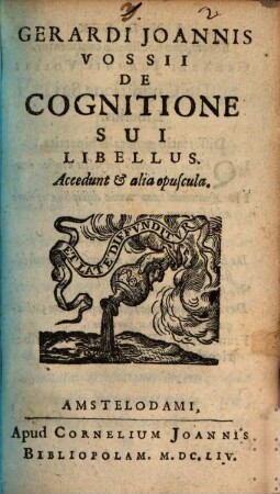 De Cognitione sui libellus