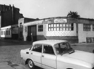 Dresden-Friedrichstadt, Wachsbleichstraße 4 a. Lückenbebauung. Straßenansicht