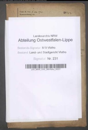Erblasser: Dedering, Johann Karl ; Erblasser: Dedering, Anne Marie Catharine :