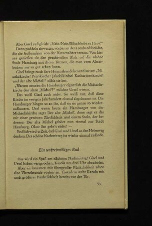 Ein unfreiwilliges Bad