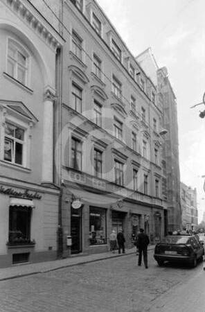 Wohn- und Geschäftshaus Audēju iela 3 (Weberstraße) in Riga