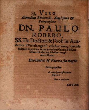 Paradoxon de temporum novissimorum felicitate : oratio panegyrica de incrementis disciplinarum, inprimis physicarum et mathematicarum