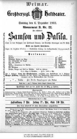 Samson und Dalila