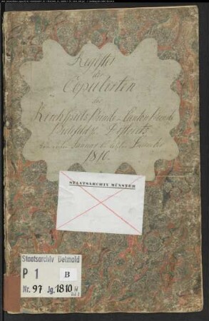 Zivilstandsregister der evangelischen Gemeinde Bünde, Kreis Herford (H 1810) (Gemeinde: Evangelische Gemeinde Bünde)