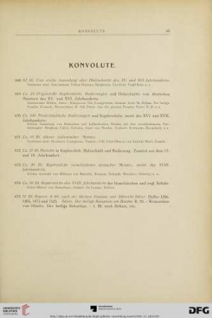 Konvolute (Nr. 668-675)
