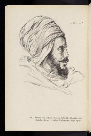84. Ahmed ben Ladijlat, Araber