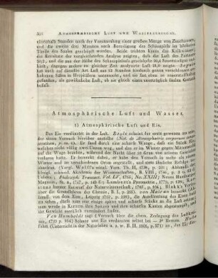 Atmosphärische Luft und Wasser. Atmosphärische Luft und Eis, Atmospärische Luft und flüssiges Wasser, Saugwerk, Wirzsche Spiralpumpe.
