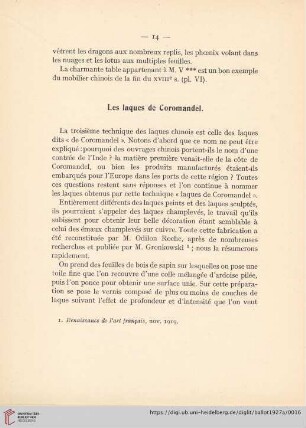 Les laques de Coromandel